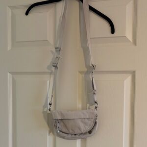 lululemon athletica Light Gray Crossbody Bag